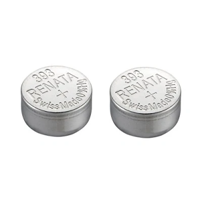 Immagine di Renata Batteria per orologio Swiss Made 393 o SR754SW AG5 1,5 V (2 x SR 754 SW)