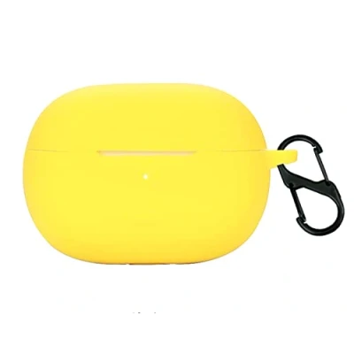 Immagine di GIOPUEY Cilicone Case per Redmi Buds 4 PRO, PRO Custodia, Ultrasottile, Resistente ai Graffi, Cover Giallo