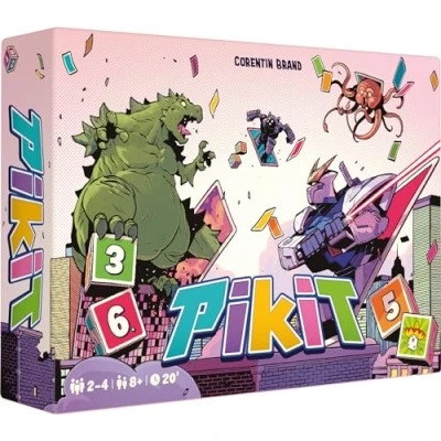 Immagine di Asmodee Riposo Production Pikit Giochi da tavolo di carte Gioco per bambini, adulti e famiglia, a partire 8 anni, 2 4 giocatori, 20 min, versione francese