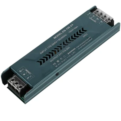 Immagine di Alimentatore switching LED sottile per ingegneria domestica 6.25A 24V 150W ingresso driver trasformatore AC100 265V a uscita DC12V adatto barre luminose bassa tensione (DS 6.25A)
