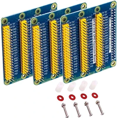 Immagine di AZDelivery 3 x GPIO Estensione compatibile con Raspberry Pi incluso un E Book!