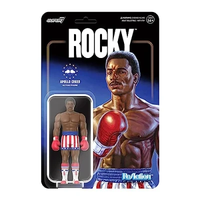Immagine di SUPER7 Rocky Reaction Statuetta Apollo Creed, 10 cm