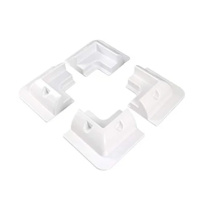 Immagine di enjoy solar ABS 4 pezzi supporto angolo di sostegno spoiler modulo solare in bianco, ideale per camper caravan barca