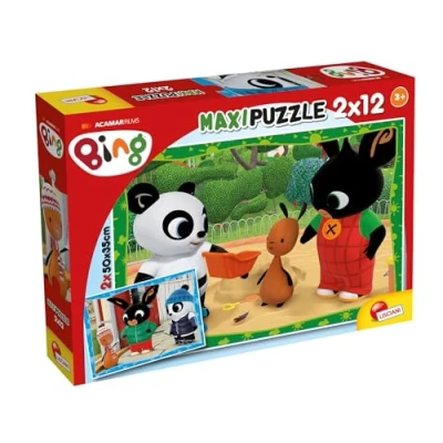 Immagine di Liscianigiochi Bing e I Suoi Amici Puzzle, 2x12 Pezzi, Multicolore, 12, 81226