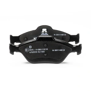 Immagine di DELPHI LP2005 Kit pastiglie freno con segnalatore acustico usura lamierino anticigolío senza accessori TOYOTA: Yaris II Hatchback