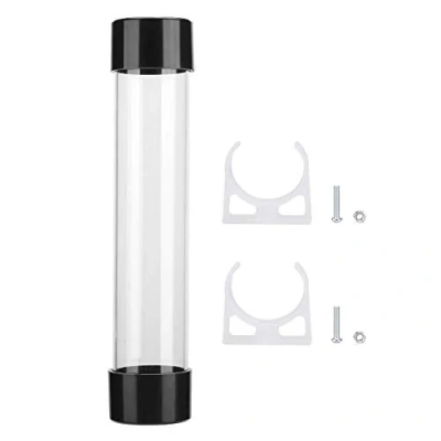 Immagine di Wendry Kit Serbatoio Raffreddamento ad Acqua, Pompa Acqua Computer PC, cilindrico Trasparente per 240MM