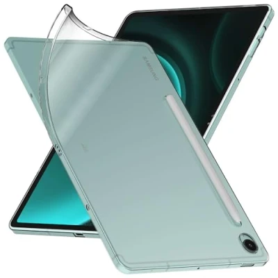 Immagine di ebestStar Cover per Samsung Galaxy Tab S9 FE X510N, 5G X516B, Custodia Silicone Trasparente, Protezione TPU Antiurto, Morbida Sottile Slim, Trasparente