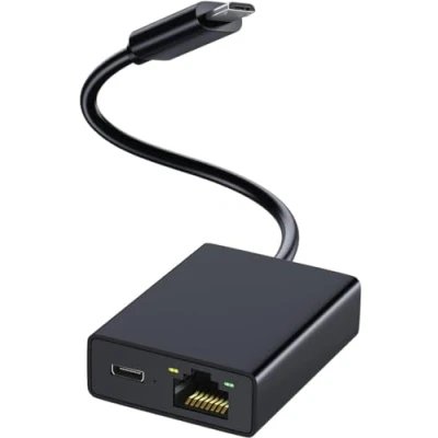 Immagine di Adattatore Ethernet per Fire TV Stick, Micro USB a RJ45 Compatibile con stick 4K, Cube, Ultra Audio e altri streaming.