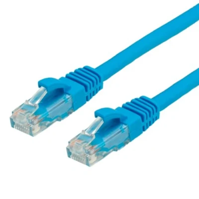 Immagine di Value 21.99.1484 RJ45 cavo di rete, patch CAT 6A U/UTP 1.50 m Blu non schermato 1 pz.