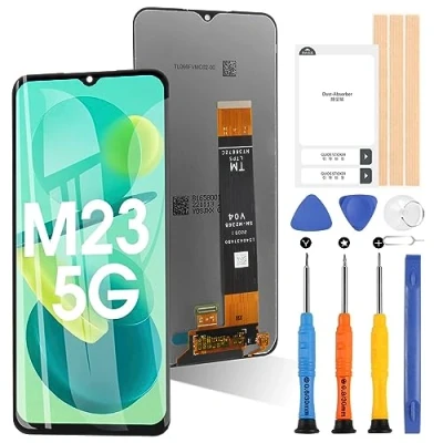 Immagine di ARSSLY Schermo per 6.6&quot; Samsung Galaxy M23 5G M236B LCD Display Touch Assemblea Sostituzione di Vetro Digitalizzatore con Strumenti(Nero)