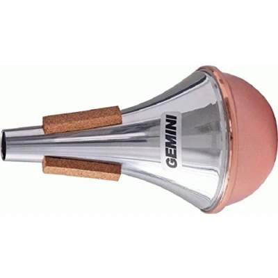 Immagine di Tromba dritta con sordina Tom Crown, Gemini, fondo in rame