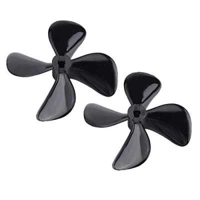 Immagine di Dilwe per Barca RC, 2 Pezzi Eliche a 4 Pale in Plastica CW CCW Immersione Totale Accessorie Barche Modello RC
