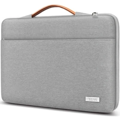 Immagine di TECOOL Custodia PC portatile 16 Pollici per MacBook Pro M3 M2 M1 A2991 A2780 A2485 A2141 2023 2019, 16&quot; Lenovo Thinkbook Thinkpad HP Dell Notebook Matebook d16,Borsa Computer Porta PC, Grigio