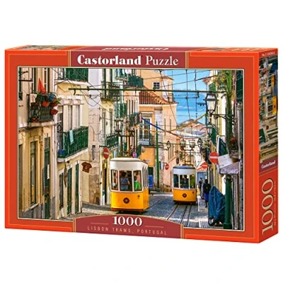 Immagine di Castorland Hobby Puzzle panoramico Lisbona, tram Portogallo, 1000 pezzi, Multicolore, C 104260 2