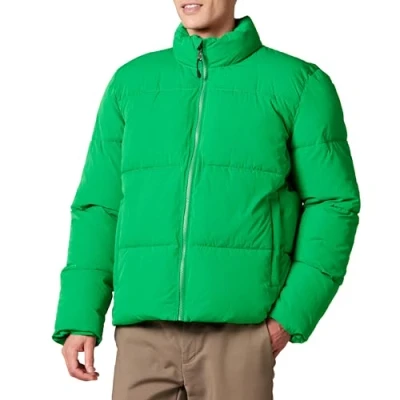 Immagine di Amazon Essentials Piumino con Collo a Lupetto (Disponibile in Taglie Extra Forti) Uomo, Verde, XL