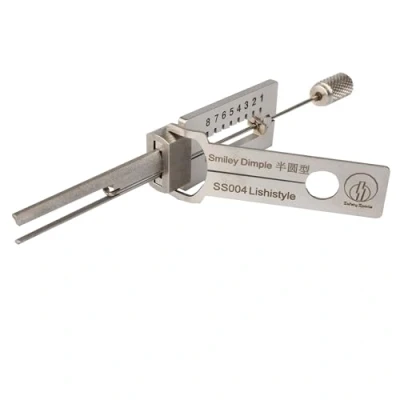 Immagine di SS004 Smiley Dimple Semi circolare Lock Pick e Decoder Tool, Posizionamento Strumento di apertura, Picking, Fast Open Strumenti professionali fabbro