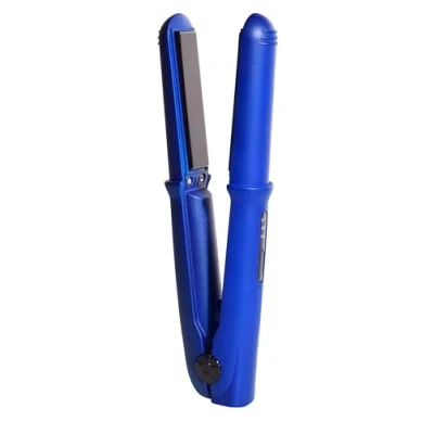 Immagine di Beter Piastra per capelli wireless Mini GRWM, dimensioni compatte viaggi, ricaricabile tramite USB, temperatura regolabile fino a 200C Blu