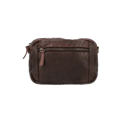 Immagine di Gusti Leder Dominic Borsa a tracolla, Taglia: One Size, Dunkelbraun (struktur)