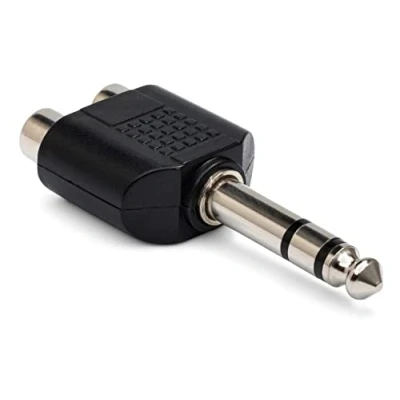 Immagine di Hosa GPR 484, Adaptor, Dual RCA to 1/4 in TRS