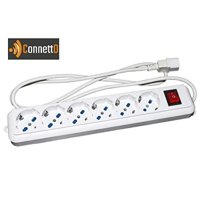Immagine di Connetto MULTIPRESA Gruppi di CONTINUITA&#039; con 6 Prese TRIPOLARI 10/16A Spina IEC C14