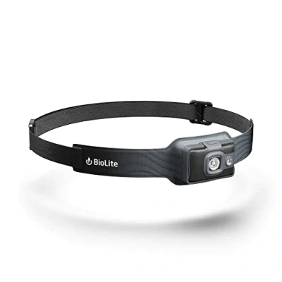 Immagine di BioLite, HeadLamp 325 Lampada frontale USB leggera e luminosa, colore: Grigio notte
