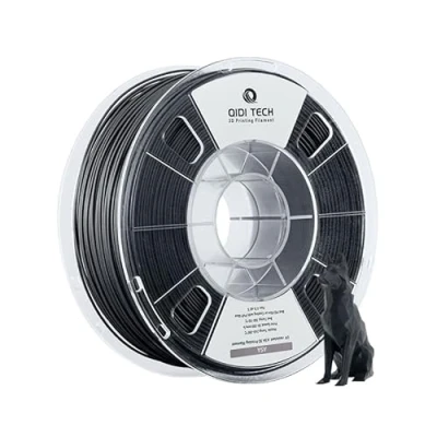 Immagine di QIDI TECH filamento ASA 1,75 mm Nero, stampante 3D 1 kg bobina (2,2 libbre), alta resistenza ai raggi UV, basso odore, perfetto per la stampa di parti funzionali all&#039;aperto