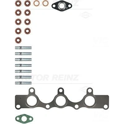 Immagine di REINZ 04 10052 01 Kit montaggio, Compressore SMART: City Coupe, Fortwo I II Cabrio