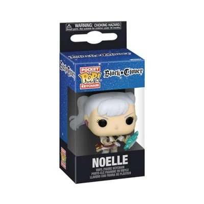 Immagine di Funko POP! Keychain: Black Clover Noelle Mini Figura in Vinile da Collezione Novità Portachiavi Riempitivi per Calze Idea Regalo Merchandising Ufficiale Anime Fans Minifigure