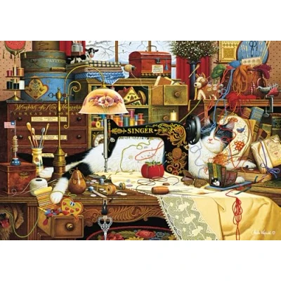 Immagine di Schmidt Spiele 59993 Maggie il pasticcio, puzzle da 1000 pezzi, Multicolore, one Size