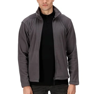Immagine di Regatta Giacca da Uomo con Cappuccio e Zip, in Micropile, Uomo, Full Seal Grey, 2X Large