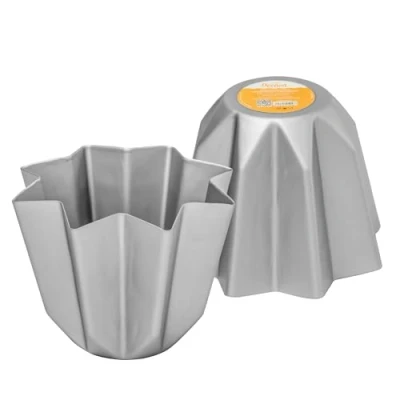 Immagine di Decora 0062689 Stampo Pandoro in Alluminio Anodizzato, 1 Kg, Argento