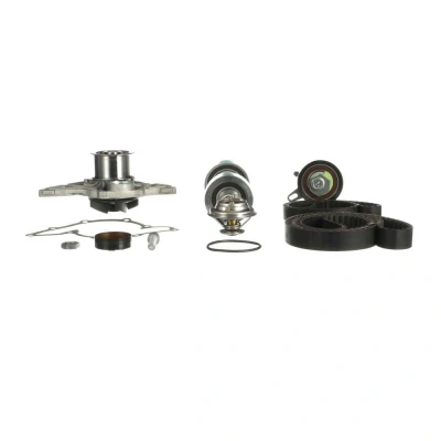 Immagine di GATES KP1TH15557XS 1 pompa acqua + Kit Cinghia Distribuzione con Tru Power termostato AUDI: A4 B6 Avant, B7 Sedan