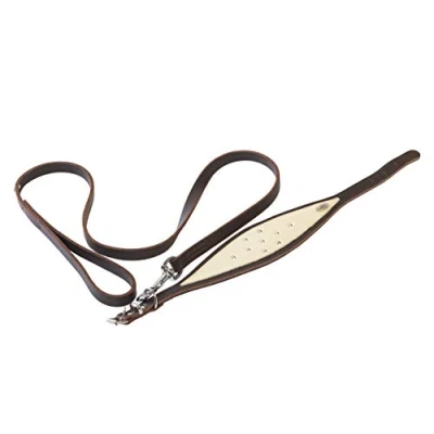 Immagine di Dingo Waldemar Rutkowski Soft Leather M Set: Collare per Cani + guinzaglio Classico S10023, Marrone
