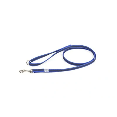 Immagine di Julius K9, Guinzaglio Color &amp; Gray con manico e anello, 14 mm x 1,2 m, blu