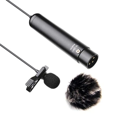 Immagine di Nicama LVM1 XL XLR Lavalier Microfono per Canon Nikon Sony Panasonic Videocamere ZOOM H4n H5 H6 TASCAM Audio Registratore