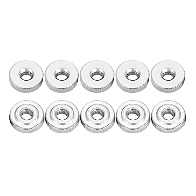 Immagine di Dadi ad alette Nurled, 10Pcs GB807 M3 M4 M5 M6 M8 M10 a mano zigrinata dado zigrinato(M5（10pcs）)