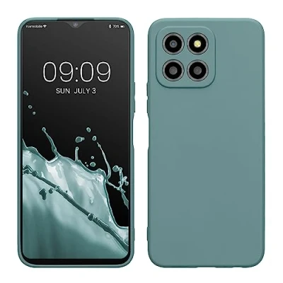 Immagine di kwmobile Custodia Compatibile con Honor X8 5G / X6 70 Lite Cover Back Case per Smartphone in Silicone TPU Protezione Gommata artic night