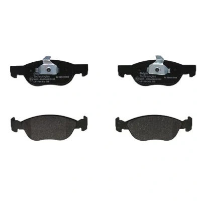 Immagine di DELPHI LP1734 Kit pastiglie freno Non predisposto per contatto segnalazione usura con lamierino anticigolío senza accessori FIAT: Punto II Hatchback