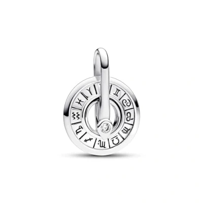 Immagine di PANDORA ME Medaglione con ruota dello zodiaco, in argento Sterling zirconia cubica trasparente