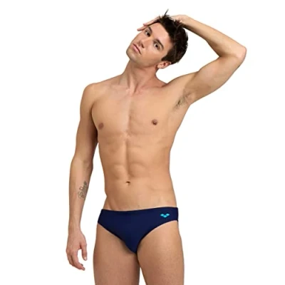 Immagine di arena Santamarias R Costume da Bagno Uomo, Slip Uomo Mare e Piscina in Tessuto Foderato MaxFit Eco Resistente al Cloro Sale, Protezione UV 50+