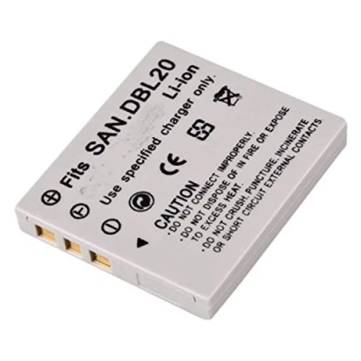 Immagine di amsahr Grade A Celle della batteria (1200 mAh, 3.7 V) per Sanyo DB L20 Grigio