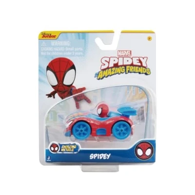 Immagine di Spidey and his Amazing Friends Metals Macchina da corsa in scala 1:64 (Spidey)