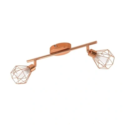 Immagine di Eglo ZAPATA Faretto da Soffitto in Acciaio, 2 Luci, 3 W, Rame