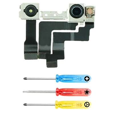 Immagine di MMOBIEL Fotocamera Frontale Compatibile con iPhone 12 Mini 2020 MP Camera Anteriore di Ricambio Cavo Flessibile Incluso Front incl. Cacciaviti