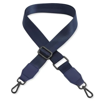 Immagine di tracolla per borsa computer portatile blu scuro [colore metallo] Lunghezza regolabile 89 142 cm Larghezza 3,8 cinghia di ricambio