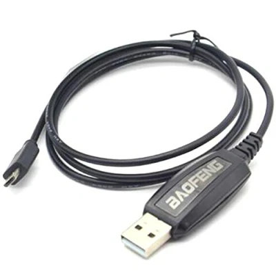 Immagine di Baofeng Cavo di Programmazione Originale per BF T1 UH F400 470 20CH Prosciutto Portatile FM CB Radio Ricetrasmettitore Palmare