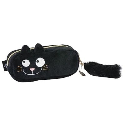 Immagine di moses. Ed, The Cat Astuccio, Astuccio a forma di gatto, in poliestere, con chiusura lampo e moschettone sul portachiavi rimovibile