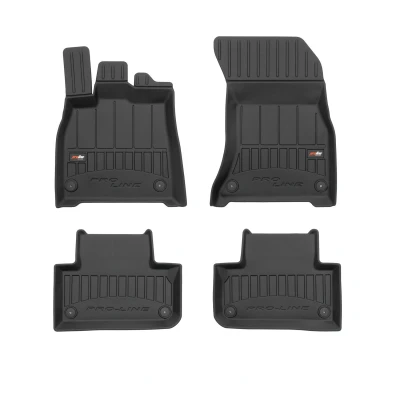 Immagine di FROGUM 3D407657 Set tappetino Gomma anteriore e posteriore 4 nero Su misura AUDI: Q5