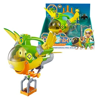 Immagine di Giochi Preziosi Petronix Defender Paul E, cucciolo con funzione 20cm e personaggio 7 cm, action figure 20 supereroe trasformabile per bambini dai 3 anni