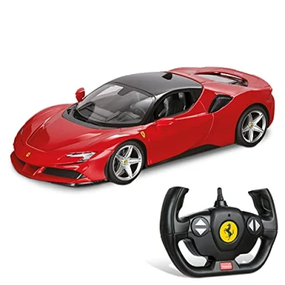 Immagine di Mondo Motors, FERRARI SF90 STRADALE, Modello in Scala 1: 14, fino a 10 km/h di Velocità, Auto Giocattolo per Bambini 63659
